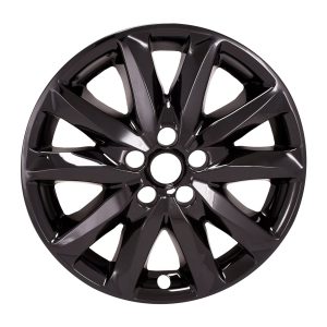 COAST TO COAST IMP473BLK Wheel Skin; IMPOSTOR; 18 Inch; 5 Double Spokes; Snap-On; Painted; Gloss Black; ABS Plastic; Set Of 4;