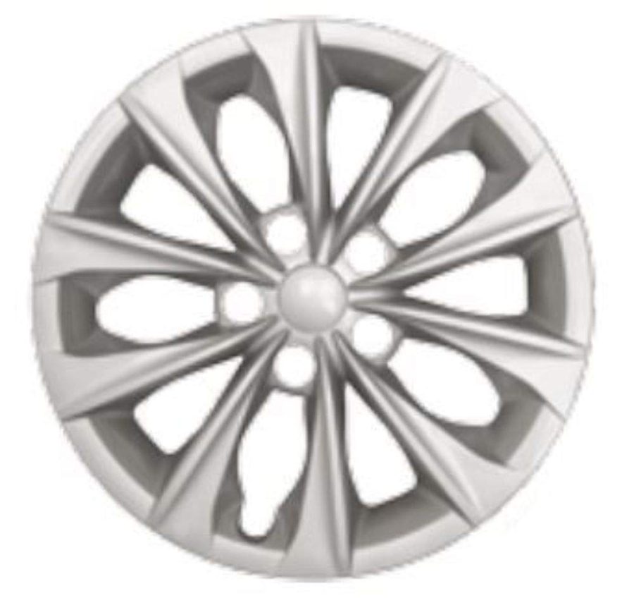 COAST TO COAST IWC51416S Wheel Cover; 16 Inch; 10 Spoke; Silver; Plastic; Set Of 4; Standard Leg