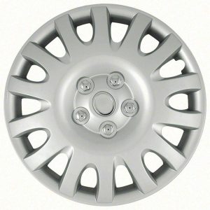 COAST TO COAST IWCB883916S Wheel Cover; 16 Inch; 14 Spoke; Silver; Plastic; Set Of 4; Standard Leg