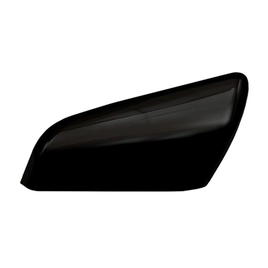 COAST TO COAST MC67527RBK Exterior Mirror Cover; Top Half Replacement; Gloss Black; ABS Plastic; Set Of 2