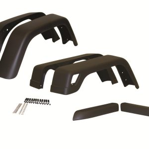 CROWN AUTO 55254918K76 Fender Flare Kit, Black