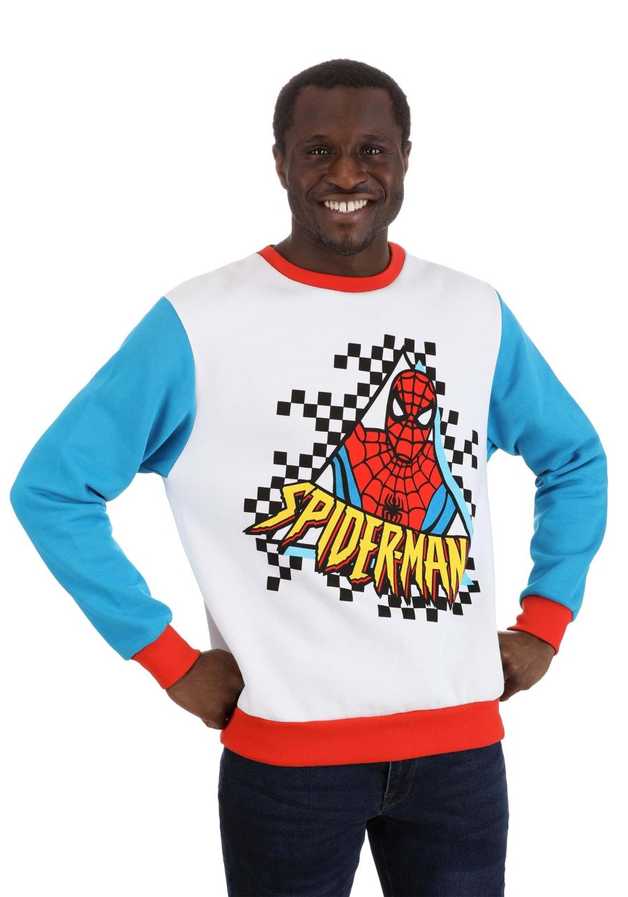 Cakeworthy Unisex Spider-Man Color Block Sweater