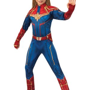 Captain Marvel Deluxe Kids Costume