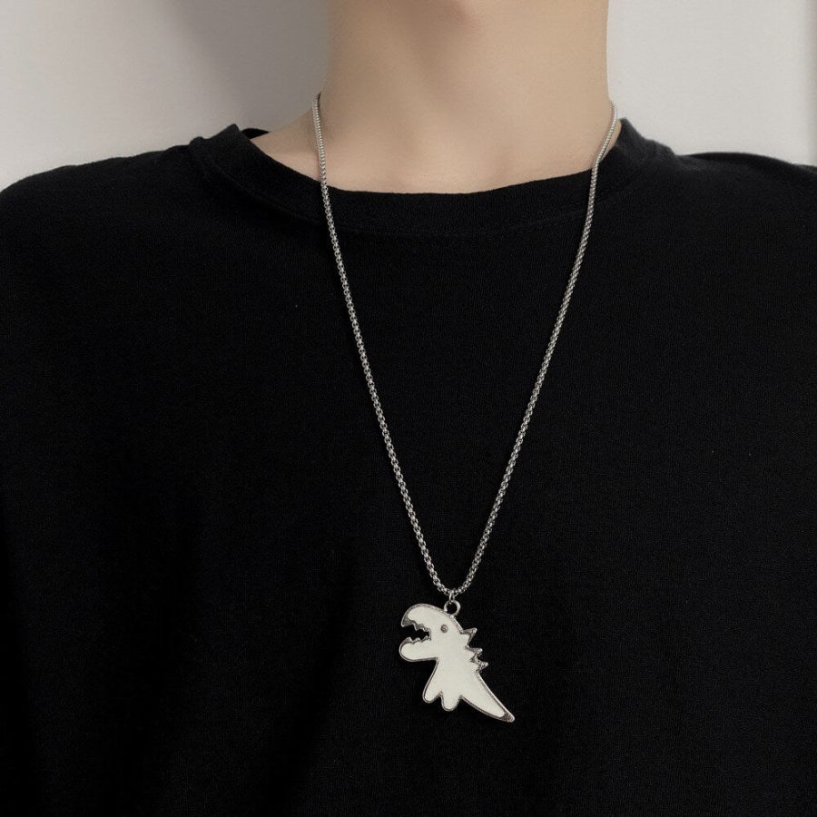 Cartoon Dinosaur Pendant Necklace