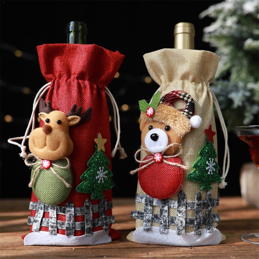 Christmas Bottle Covers