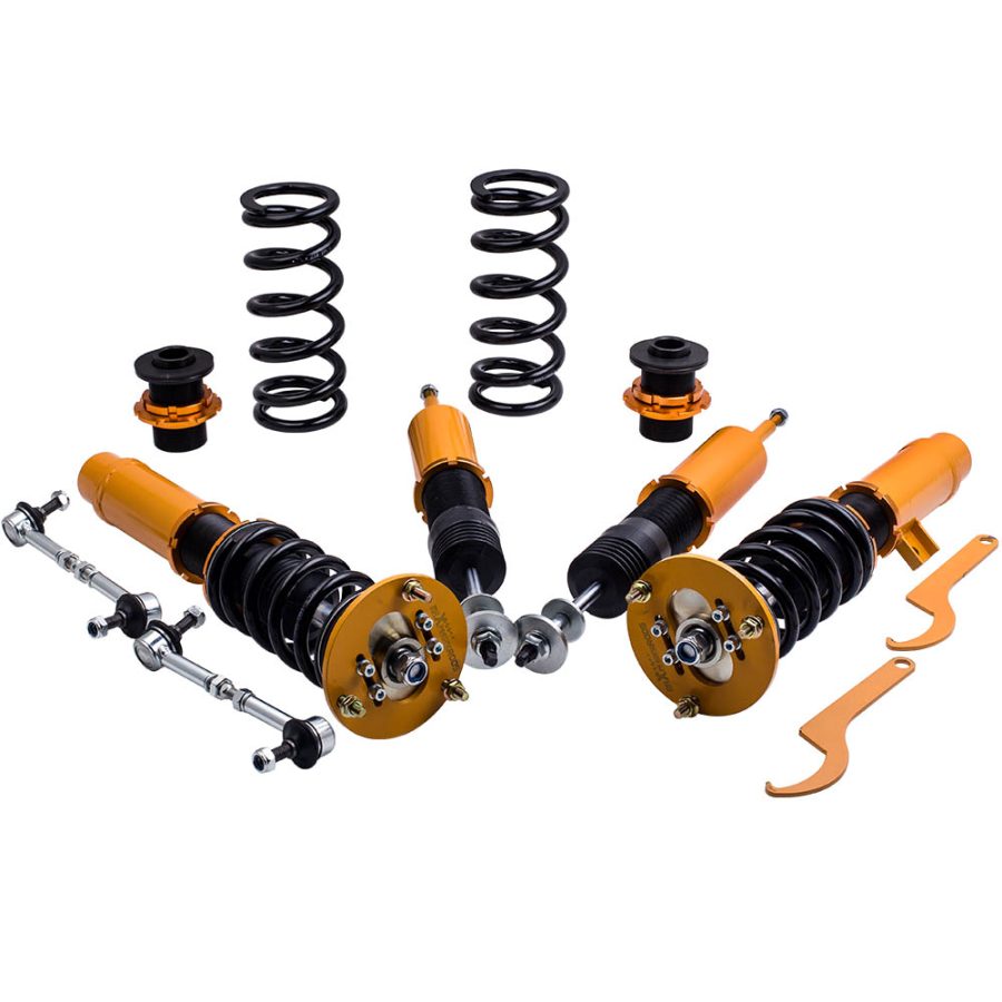 Coilover Kit Compatible for BMW 3 Convertible (E93) (2006-2013) RWD Shocks and Coil Spring Adj. Height lowering kit