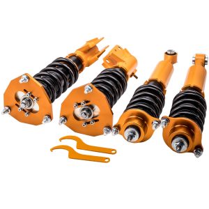 Coilover Lowering Kit compatible for Mitsubishi Galant 99-03 Adj. Height Coil Springs Strut