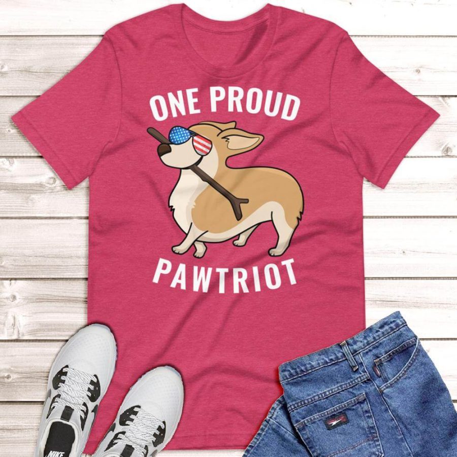 Corgi "One Proud Pawtriot" T-Shirt