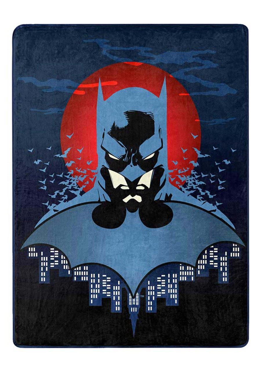 DC Batman Anti Hero 46x60 Silk Throw Blanket