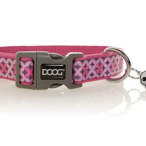 DOOG COLPBS-S Soft and Breathable Neoprene Padded Adjustable Dog Collar Available: XSmall, Small, Medium, and Large Dogs and Puppies for Walking, Running, Water Friendly Pool Lake Beach Swimming