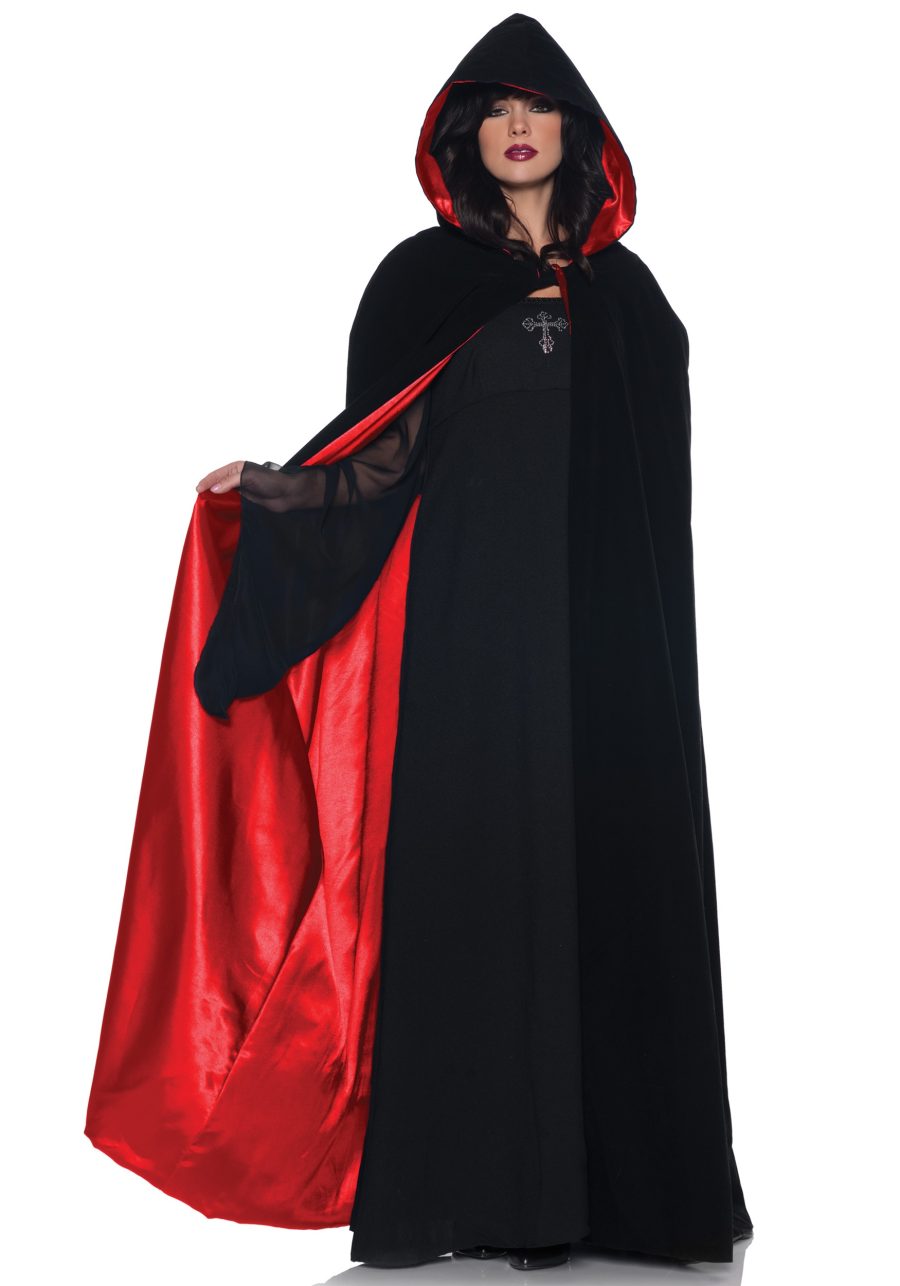 Deluxe Velvet and Satin Cape