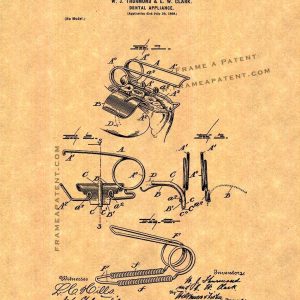 Dental Appliance Patent Print