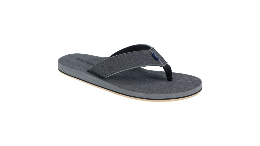 Dockers Brushed Upper Flip Flops, Men's, Grey 10