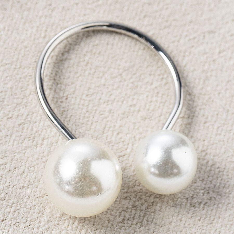 Double Pearl Ring for Women