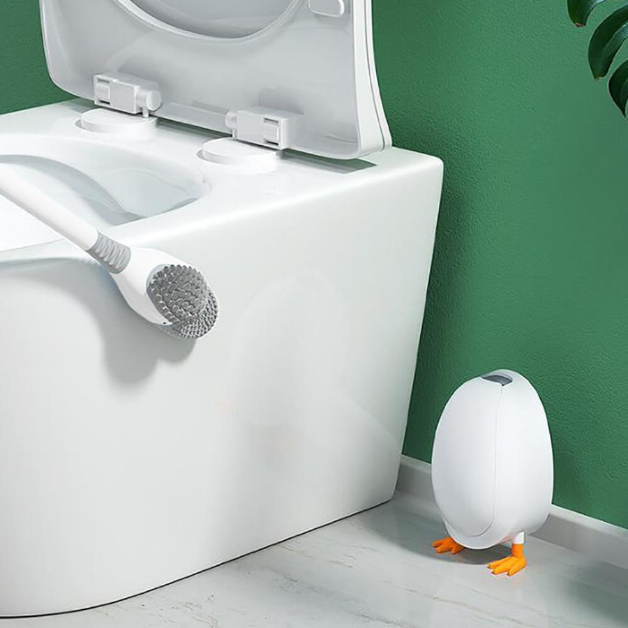 Duck Toilet Brush Set