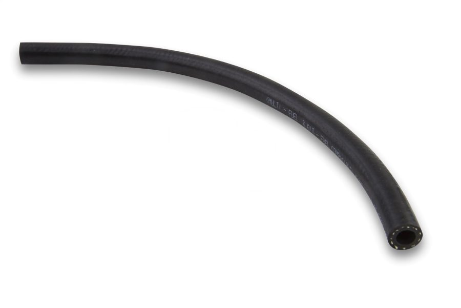 EARLS 750066ERL Fuel Line; Vapor Guard; EFI Hose; 50 Foot Length; 3/8 Inch Inside Diameter/ 5/8 Inch Outside Diameter; 225 PSI Maximum Pressure; Black; Reinforcement Braid Aramid; 2-1/2 Inch Bend Radius