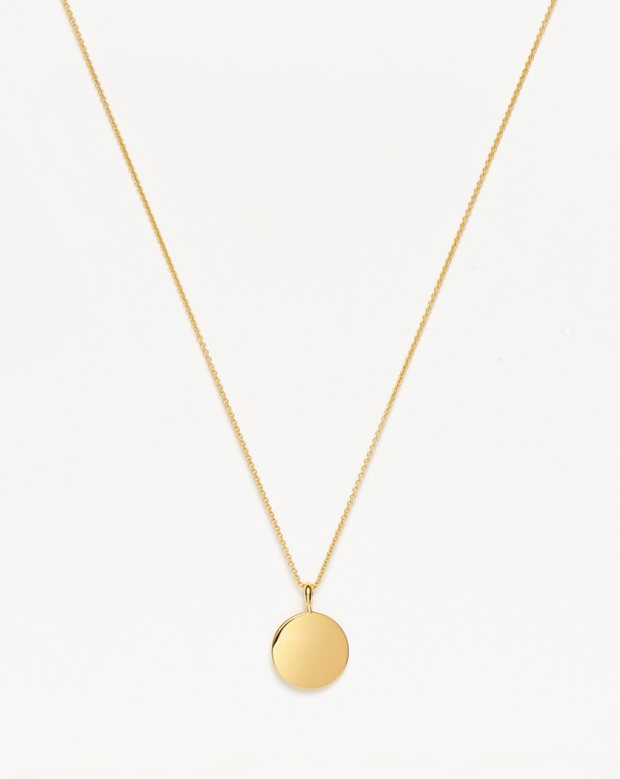 Engravable Round Necklace