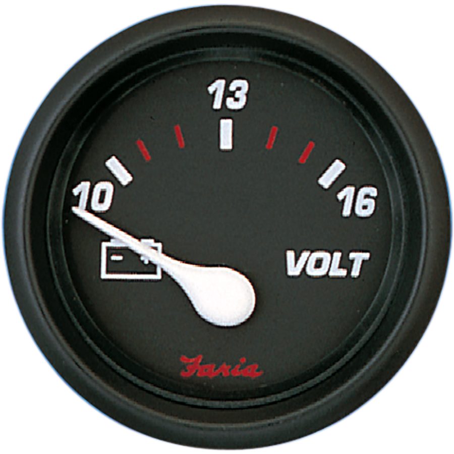 FARIA 14605 PROFESSIONAL RED 2 INCH VOLTMETER