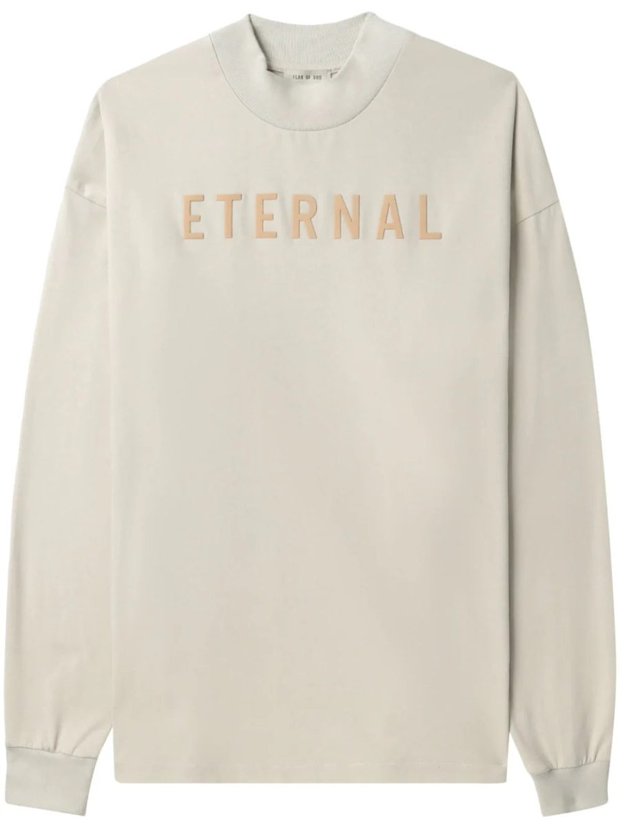 FEAR OF GOD Eternal Cotton Long Sleeve T- Shirt Cement