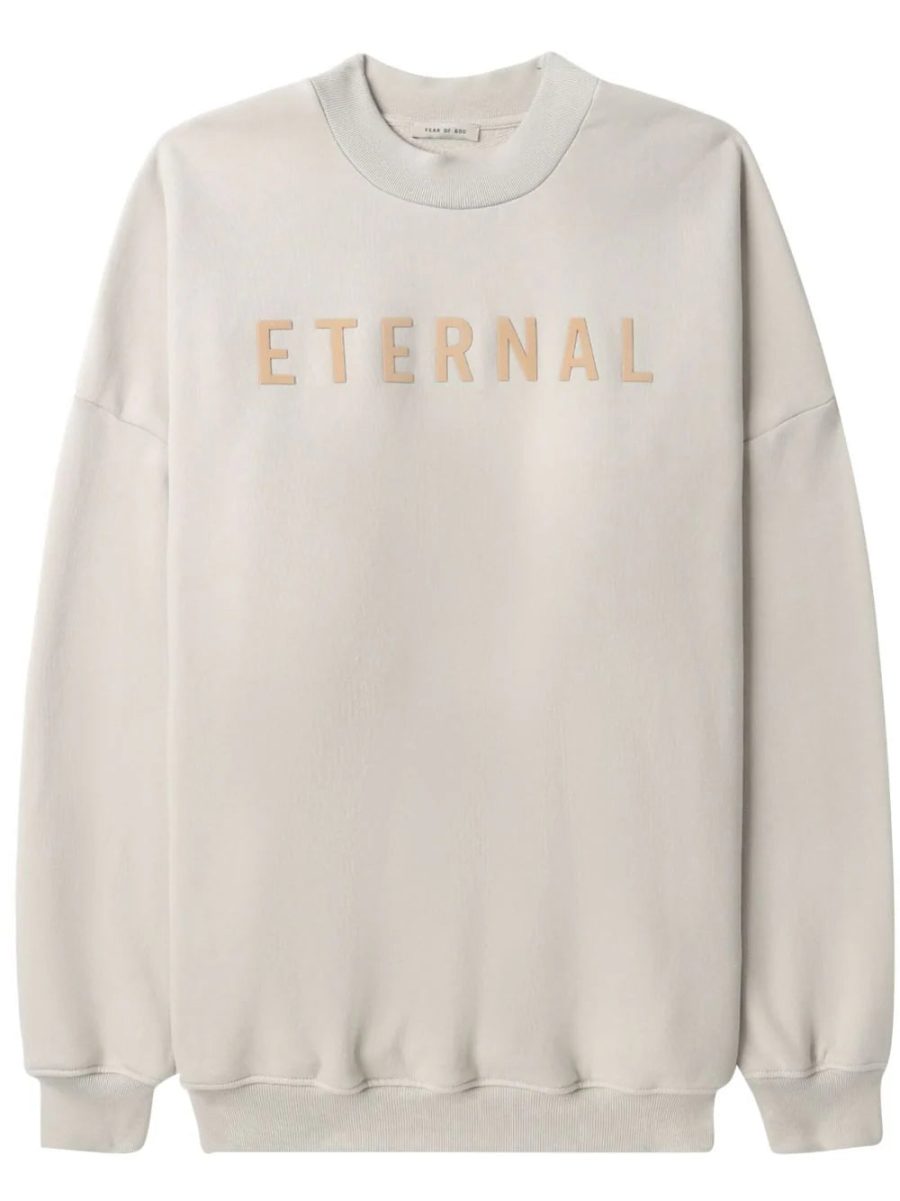 FEAR OF GOD Eternal Fleece Crewneck Sweatshirt Cement