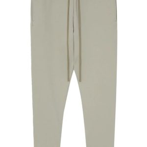 FEAR OF GOD Eternal Viscose Tricot Ankle-Zip Slim Track Pant Cement