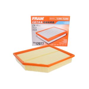 FRAM CA12077 Extra Guard Flexible Panel Engine Air Filter Replacement, Easy Install w/Advanced Engine Protection and Optimal Performance, for Select Volvo Vehicles