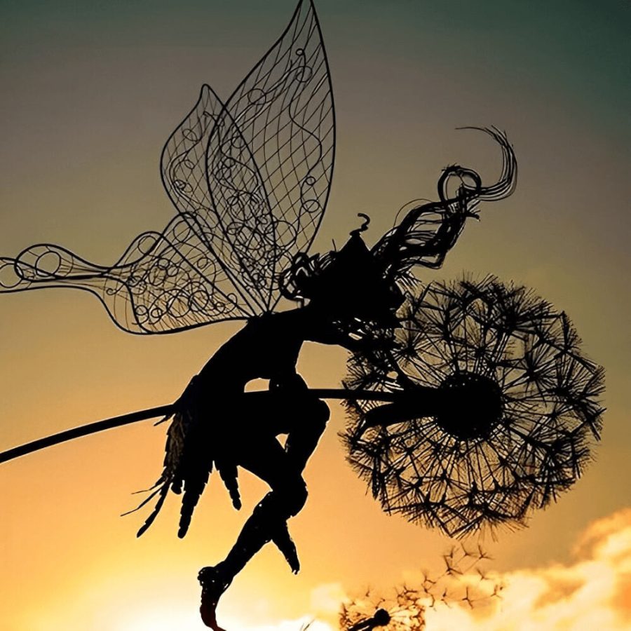 Fairy Steel Garden Sculptures