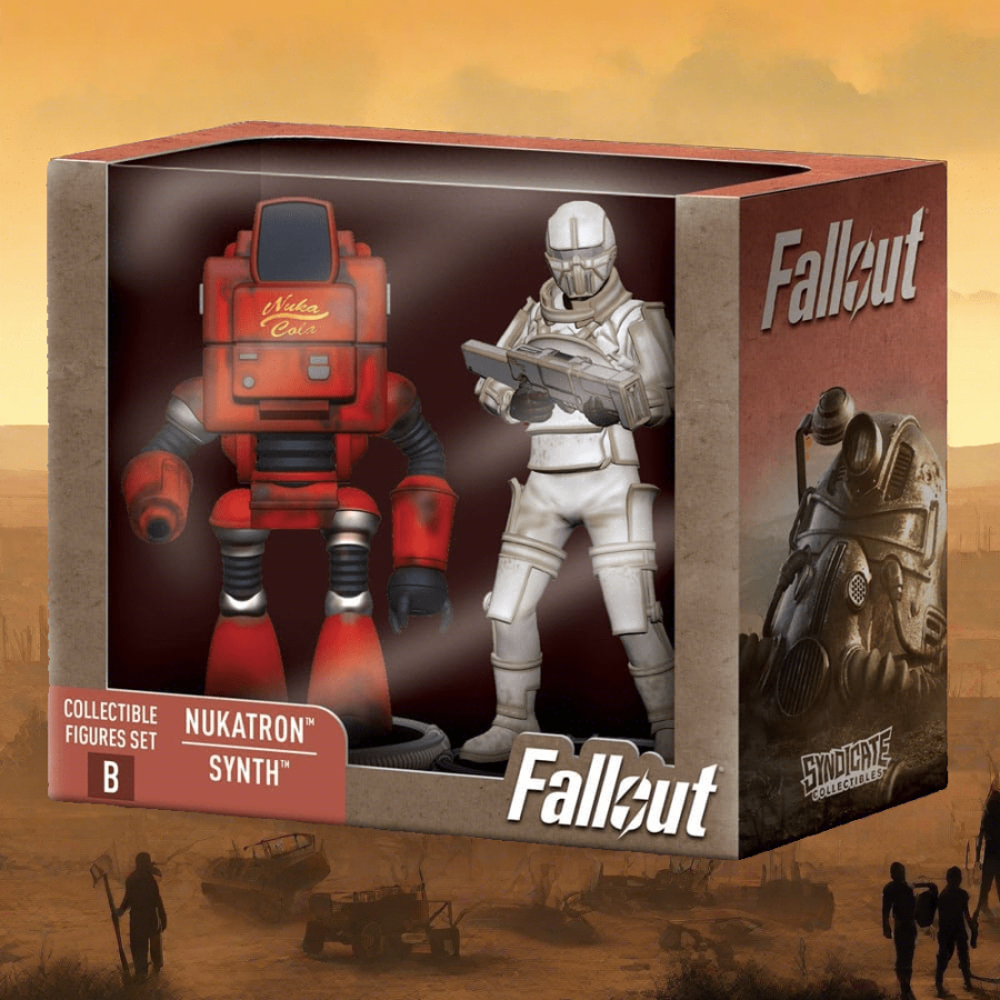 Fallout Mini Figures 2-Pack Set B Nukatron & Synth 7 cm (2.7in)