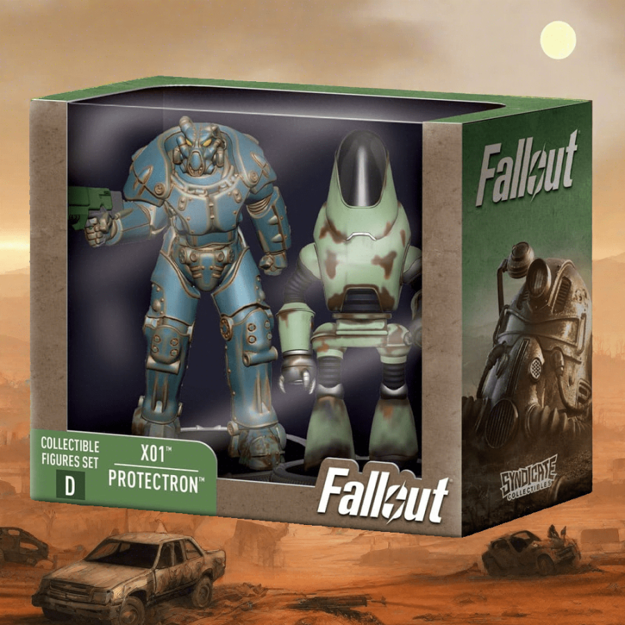 Fallout Mini Figures 2-Pack Set D X01 & Protectron 7 cm (2.7in)