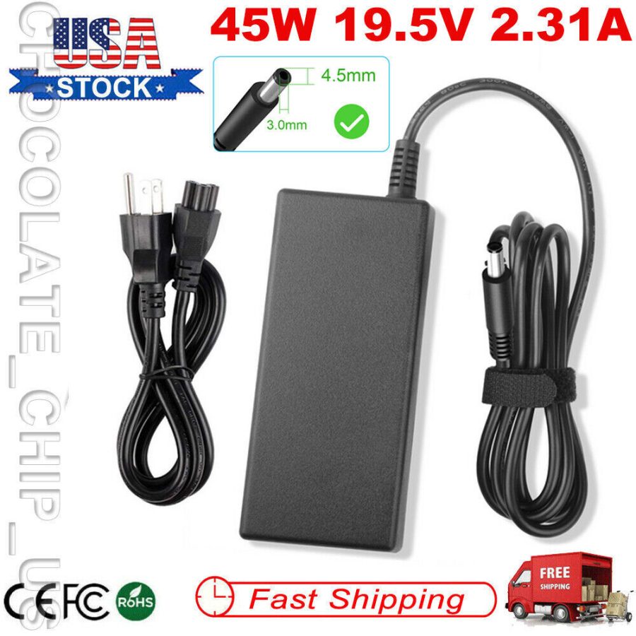 For Dell Xps 45W Ac Adapter 0Ytfjc 0Kxttw 00285K 070Vtc Da45Nw140 Laptop Charger