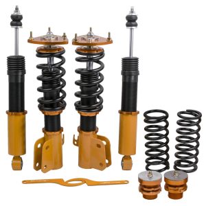 Front Complete Coil Spring Struts Rear Shocks compatible for Scion xB 2004-2006 Coilovers for Toyota Echo 2000-2005 lowering kit