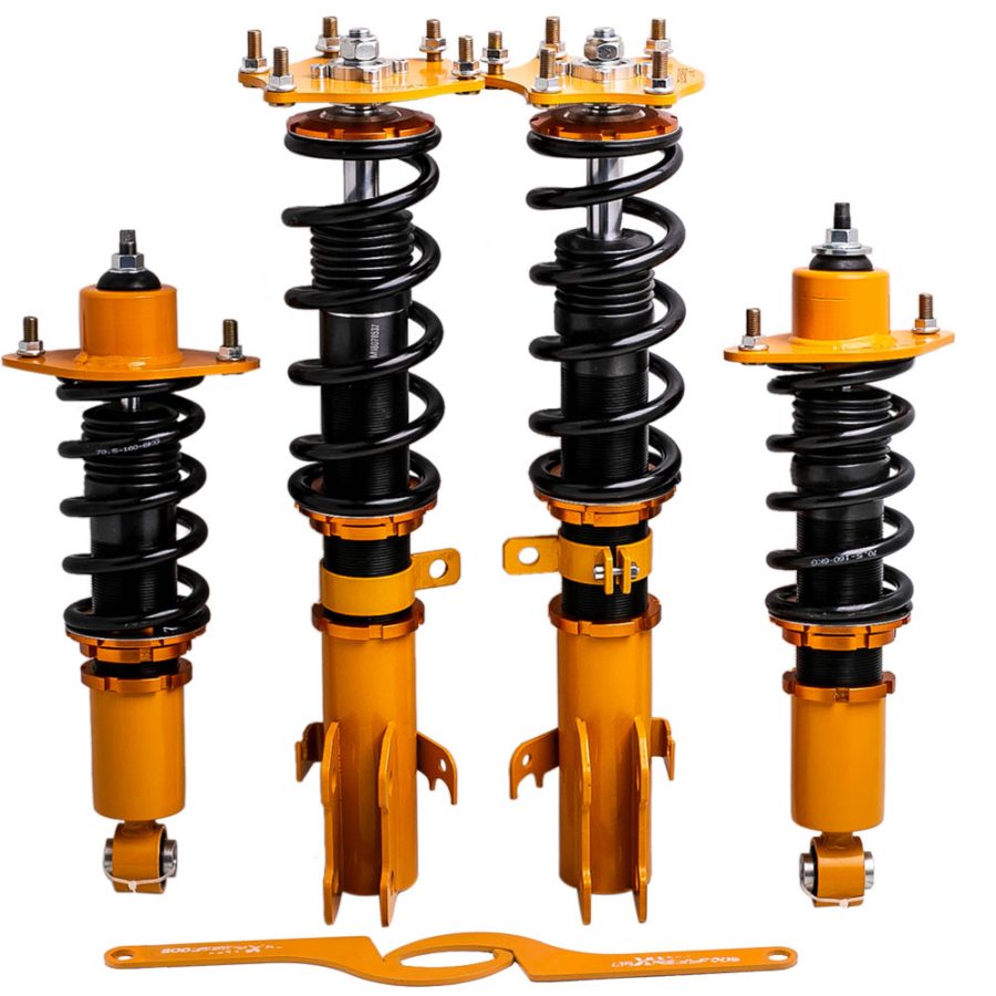 Front Rear Coilover Shock Absorber Set O/S compatible for Honda CRV CR-V 2007-Onwards New