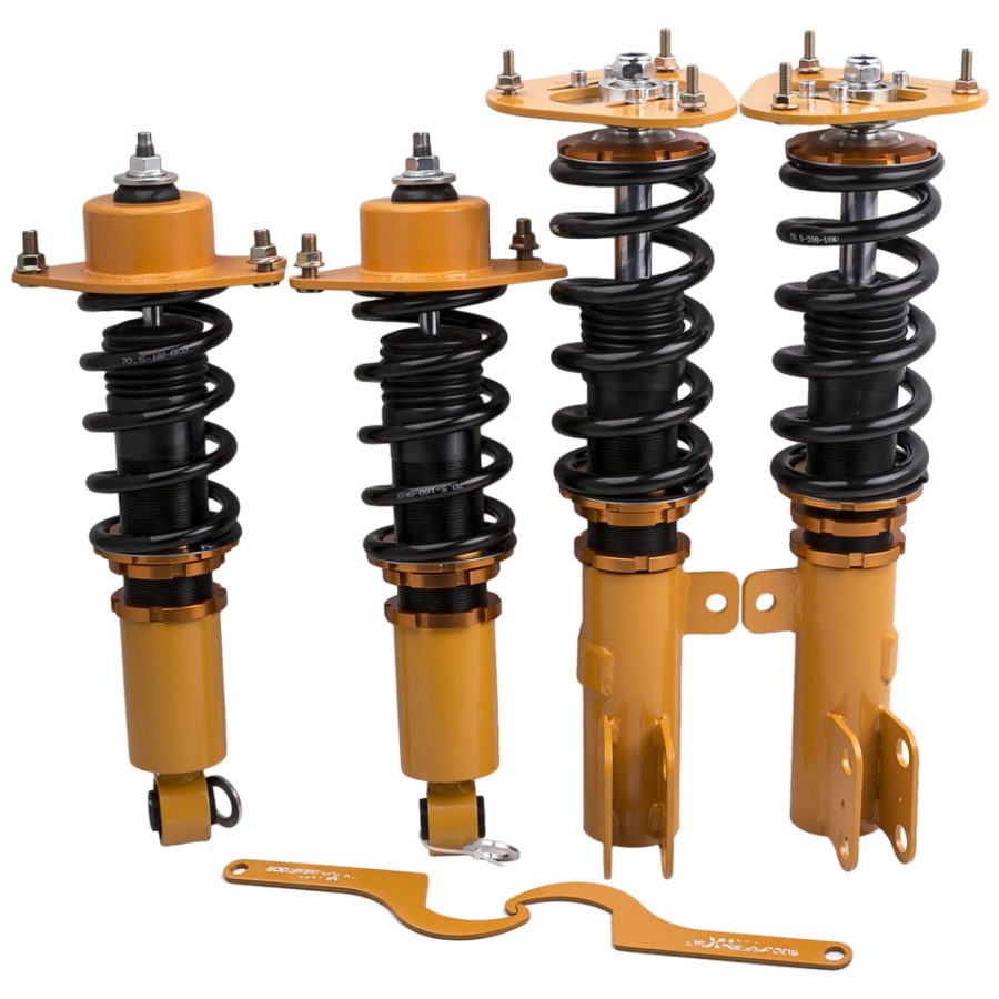 Full Coilovers Kits compatible for Toyota Corolla 09-17 E140 E170 Adj. Height Shocks Struts lowering kit