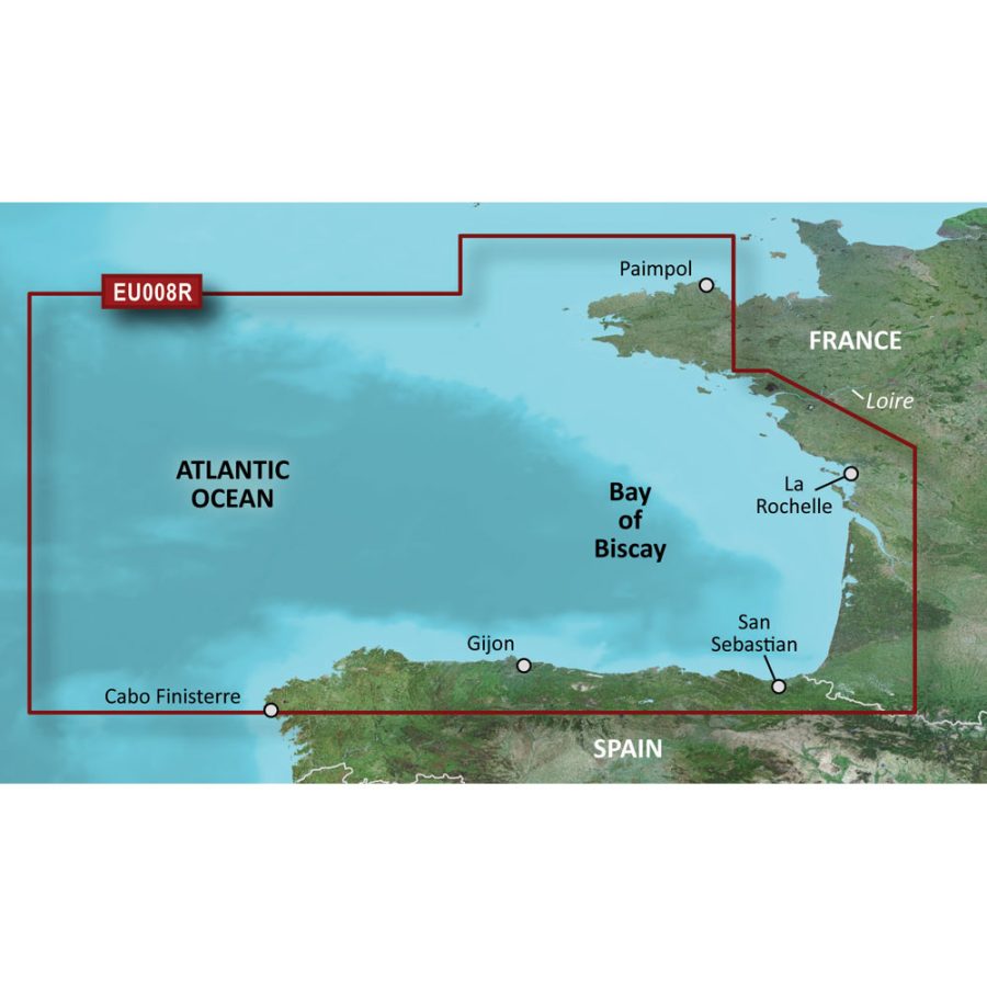 GARMIN 010-C0766-20 BLUECHART G2 HD - HXEU008R - BAY OF BISCAY - MICROSD/SD