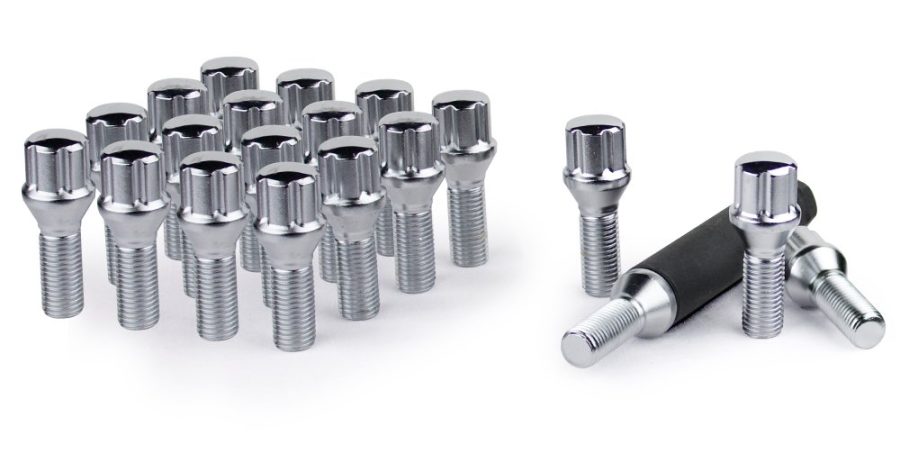 GORILLA 17125SD-20 12mm x 1.25 Thread Size Chrome Finish Small Diameter Lug Bolt, (Set of 20)