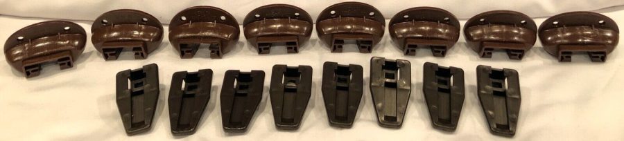 Genuine Kenlin Rite Trak II Plastic Drawer Guides (8 Case Runners & 8 Sockets)