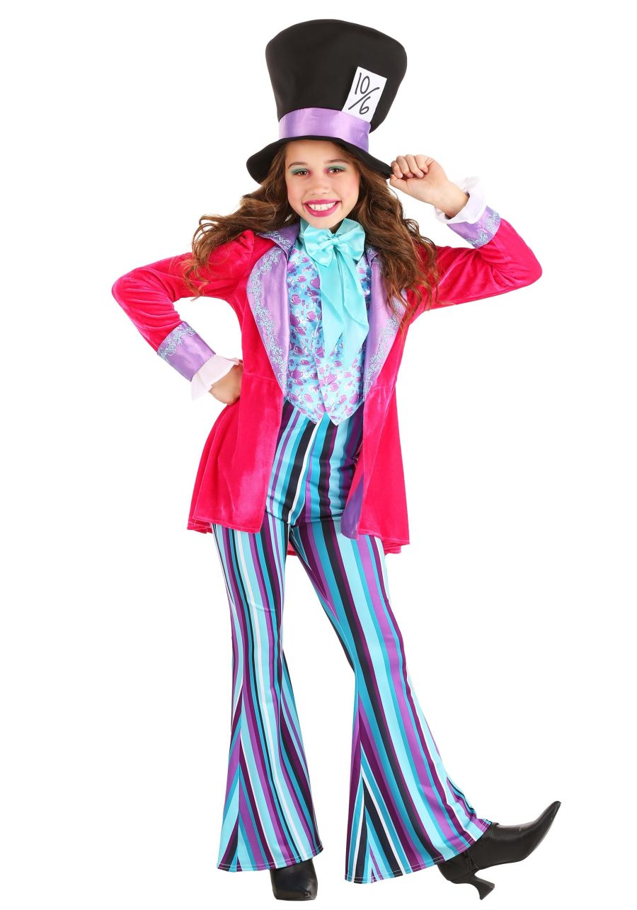 Girl's Whimsical Mad Hatter Costume