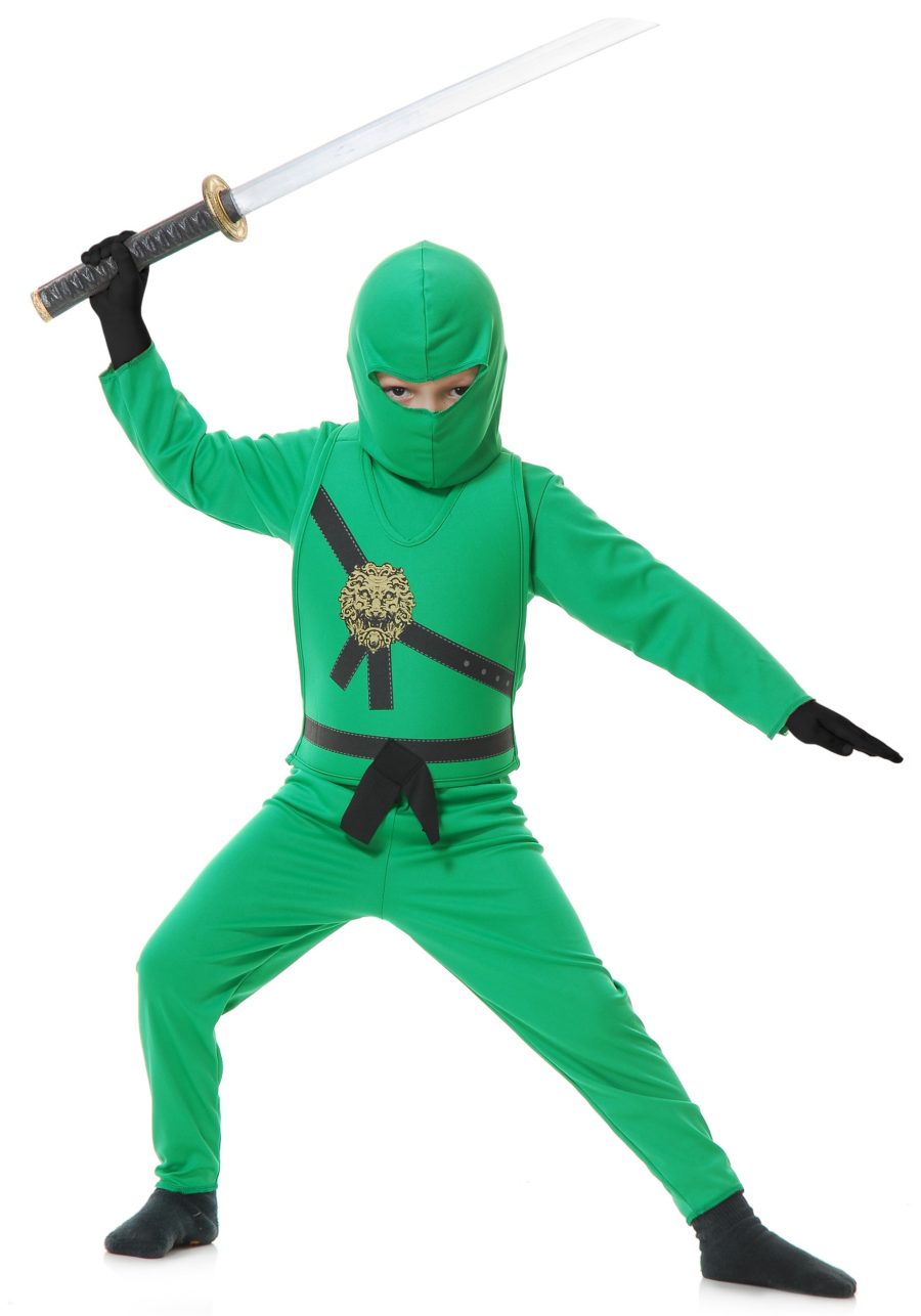 Green Child Ninja Costume