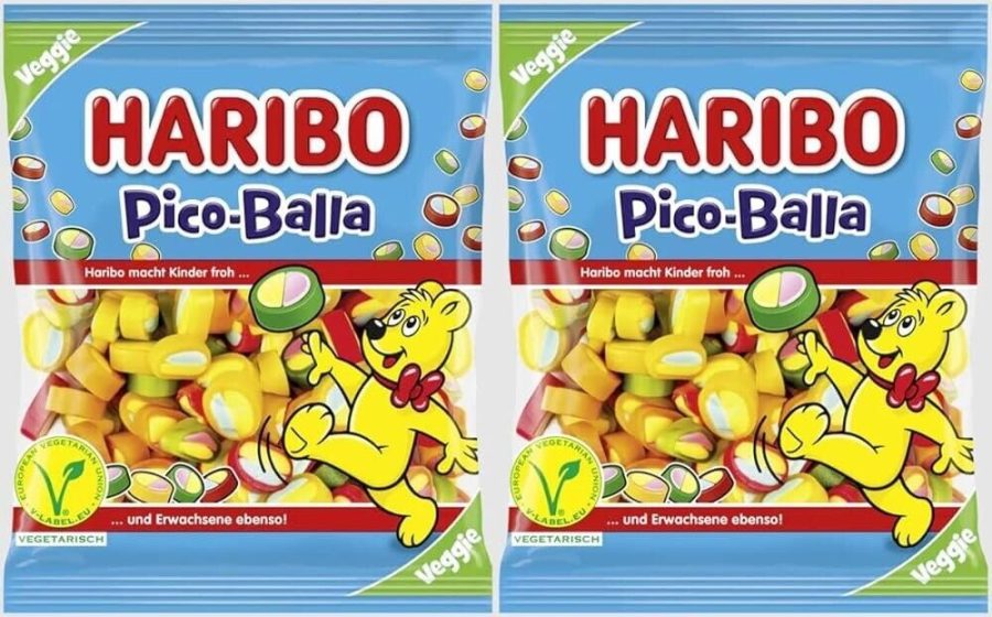 HARIBO Pico Balla gummy bears Made in Germany-VEGETARIAN -2 x 160g-FREE SHIP