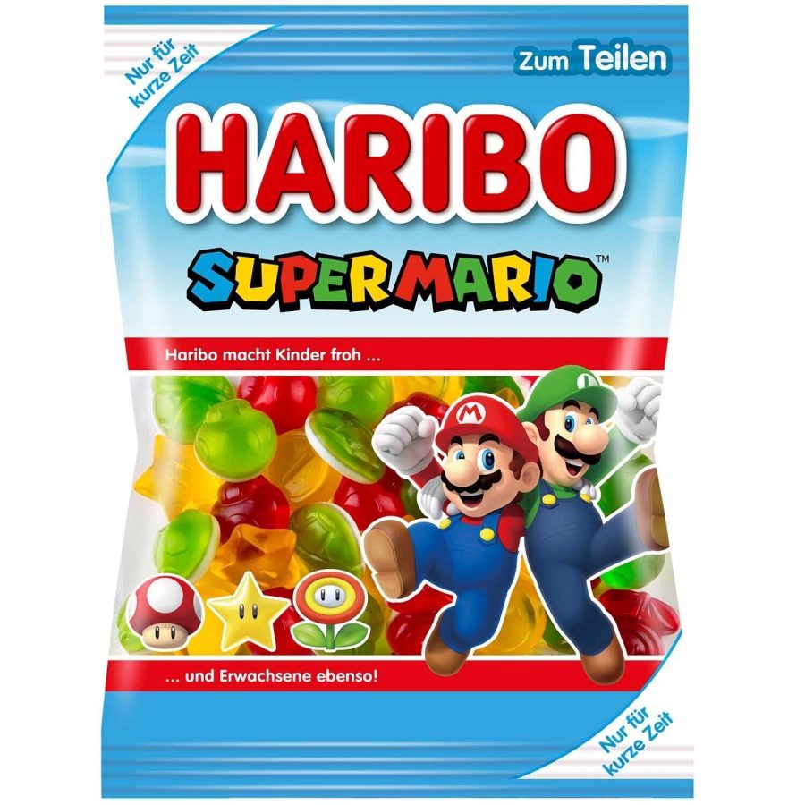 Haribo Super Mario gummies MARIO BROTHERS 175g FREE SHIPPING