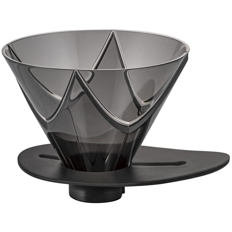 Hario V60 Mugen Coffee Dripper, Size 02, Clear Black