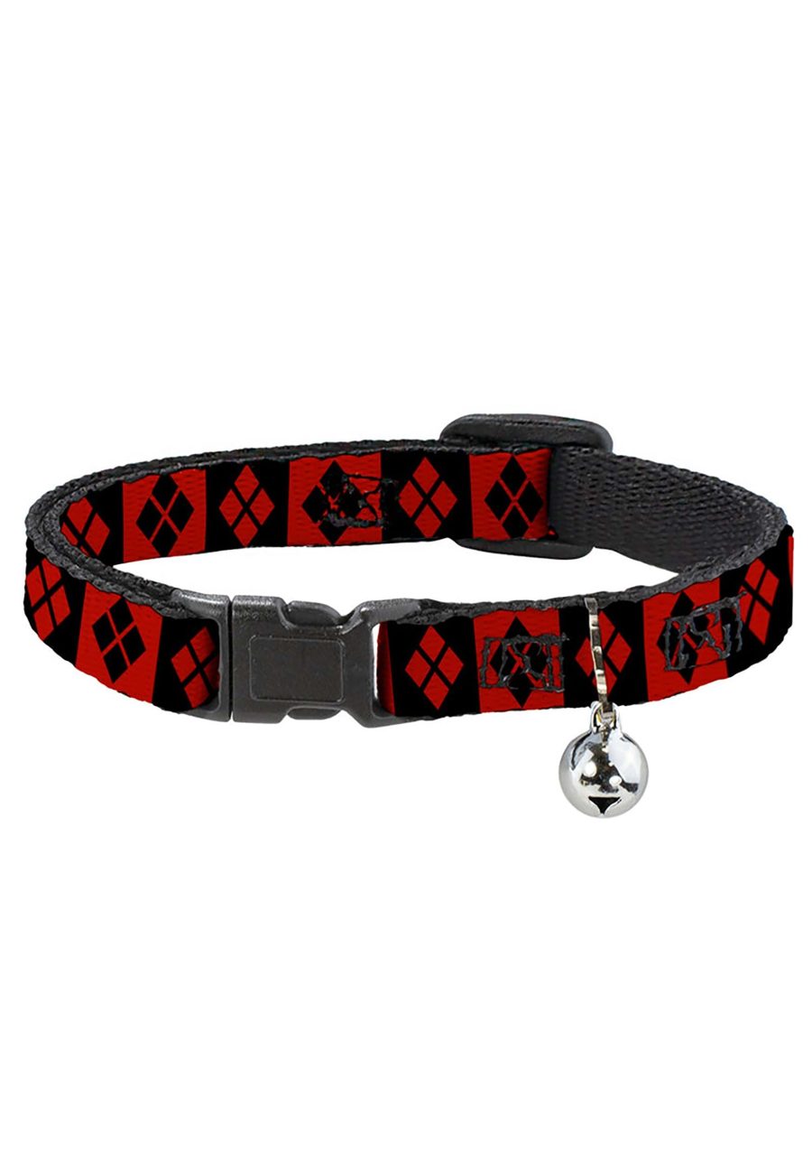 Harley Quinn Diamonds Cat Collar Breakaway