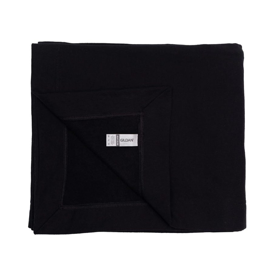 Heavy Blend Fleece Blanket, Style , Black, 50" X 60"