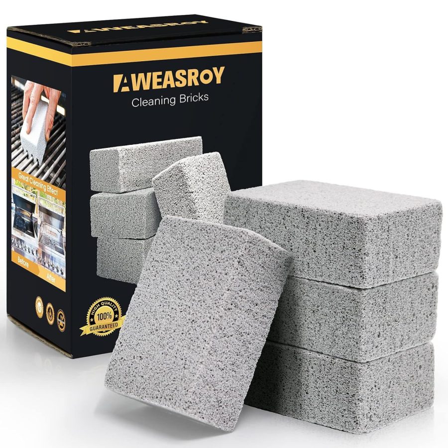 Heavy Duty Grill Cleaning Bricks, Pumice Griddle Cleaning Stone Blackstone Gridd