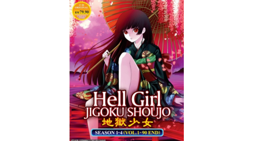 Hell Girl Jigoku Shoujo Season 1-4 Vol.1-90 END Anime DVD