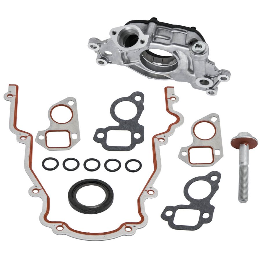 High Oil Pump +Gaskets+Balancer Bolt compatible for Buick Compatible for GMC Compatible for Chevrolet 5.3L 6.0L