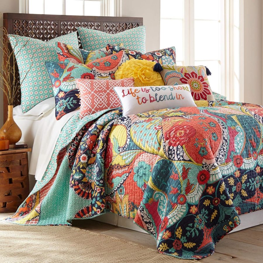 Home - Jules Quilt Set - King/Cal King Quilt (106X92In.) + Two King Pillow Shams