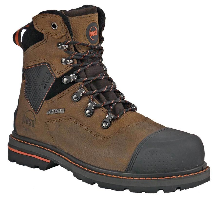 Hoss Boots 61110 Range Men's 6" Waterproof Composite Toe Work Boot - Extra Depth