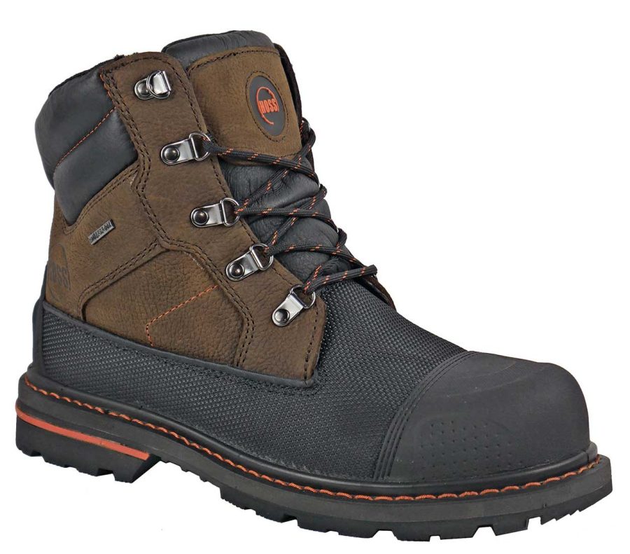 Hoss Boots 62705 K-Tough Men's 6" Waterproof Composite Toe Slip & Oil Resistant Work Boot - Extra Wide - Extra Depth