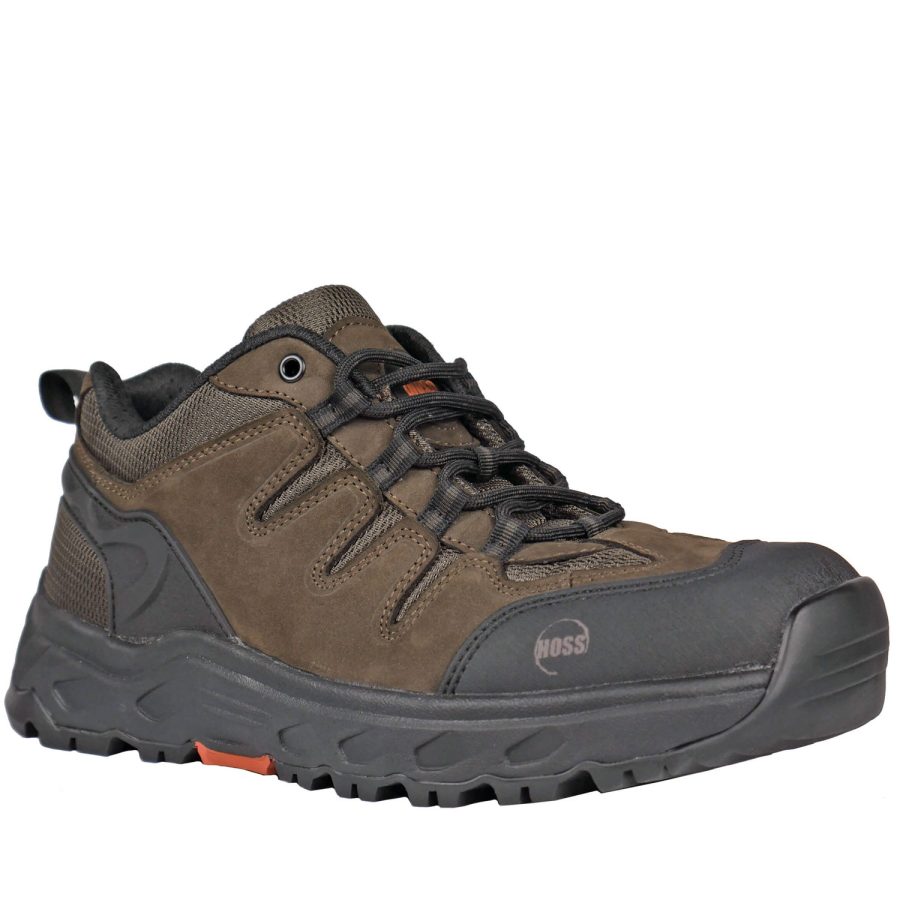 Hoss Boots Eric Lo 50230 Men's 3" Soft Toe Wedge Sole Work & Hiker Boot - Extra Wide - Extra Depth